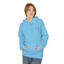 Jesus Has My Back Fleece Hoodie, Cozy Unisex Sweatshirt, Faith-Based Apparel, Perfect Gift for Christians