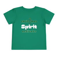 Christmas Spirit Activate Christian Christmas Shirt for Toddlers Short Sleeve Tee Christian Toddler Christmas Shirt