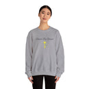 Embroidered Saved By Grace Ephesians 2:8-9 Unisex Heavy Blend Crewneck Sweatshirt