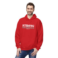Strong & Courageous Hoodie — Inspirational Motivational Pullover