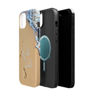 iPhone Inspirational Magnetic Phone Case, Unique Phone Accessories, Faith-Based Gifts, Coastal Vibes, Walk by Faith Design