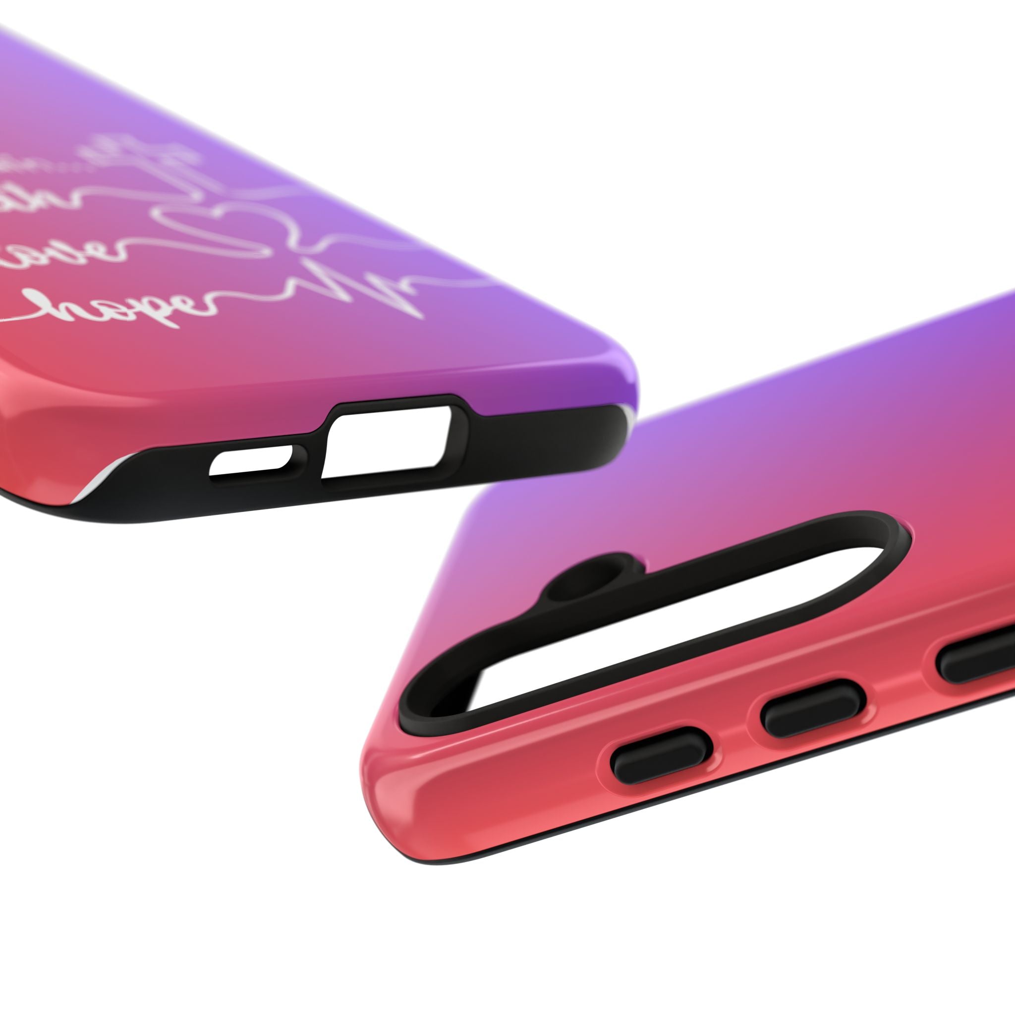 Samsung Faith, Love & Hope Gradient Phone Case — 'Now These Three Remain' Christian Protective Case