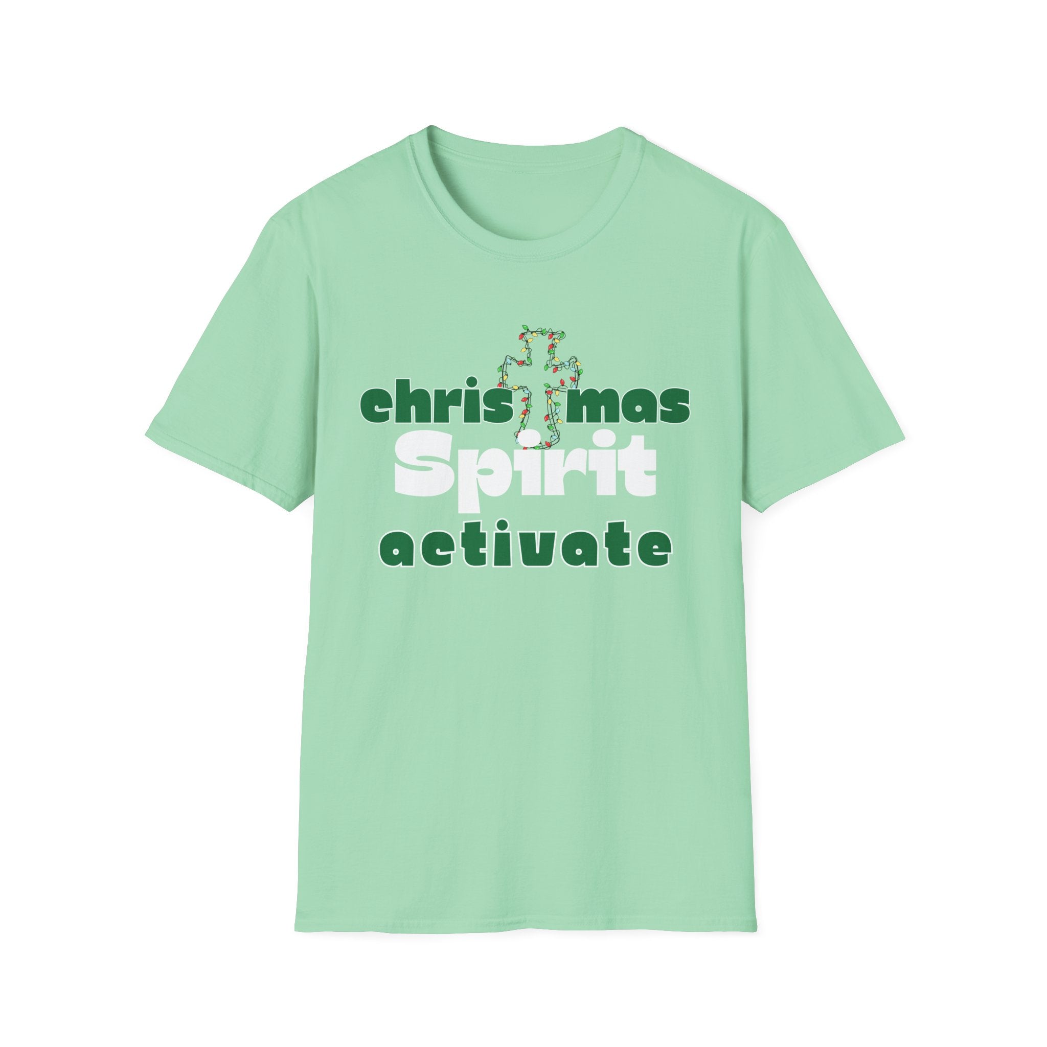 Christmas Spirit Activate Christmas shirt for women men holiday shirt