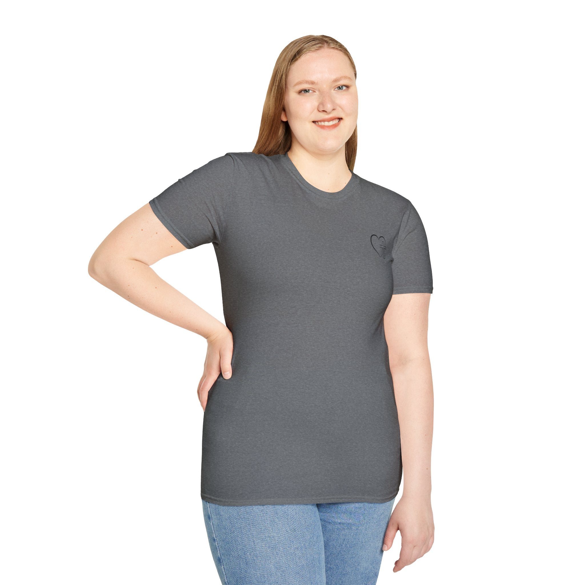 Back design - Christian T-Shirt — "Jesus Has My Back" Inspirational Faith Tee
