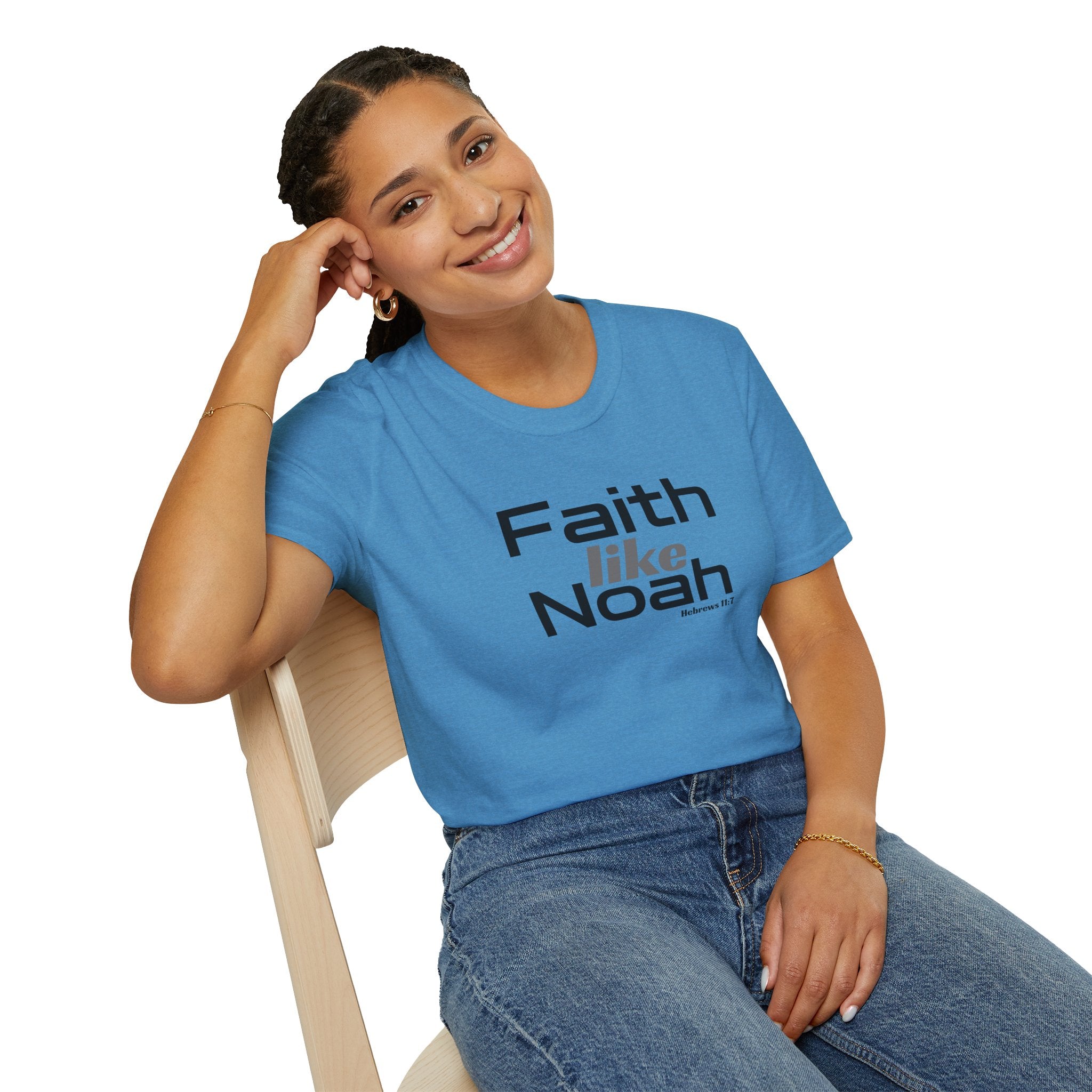 Faith Like Noah T-Shirt — Inspirational Christian Faith Graphic Tee