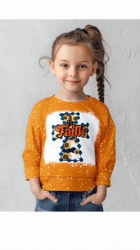 Faith Sunflower Cross Sweatshirt – Bold Fall Style with a Message
