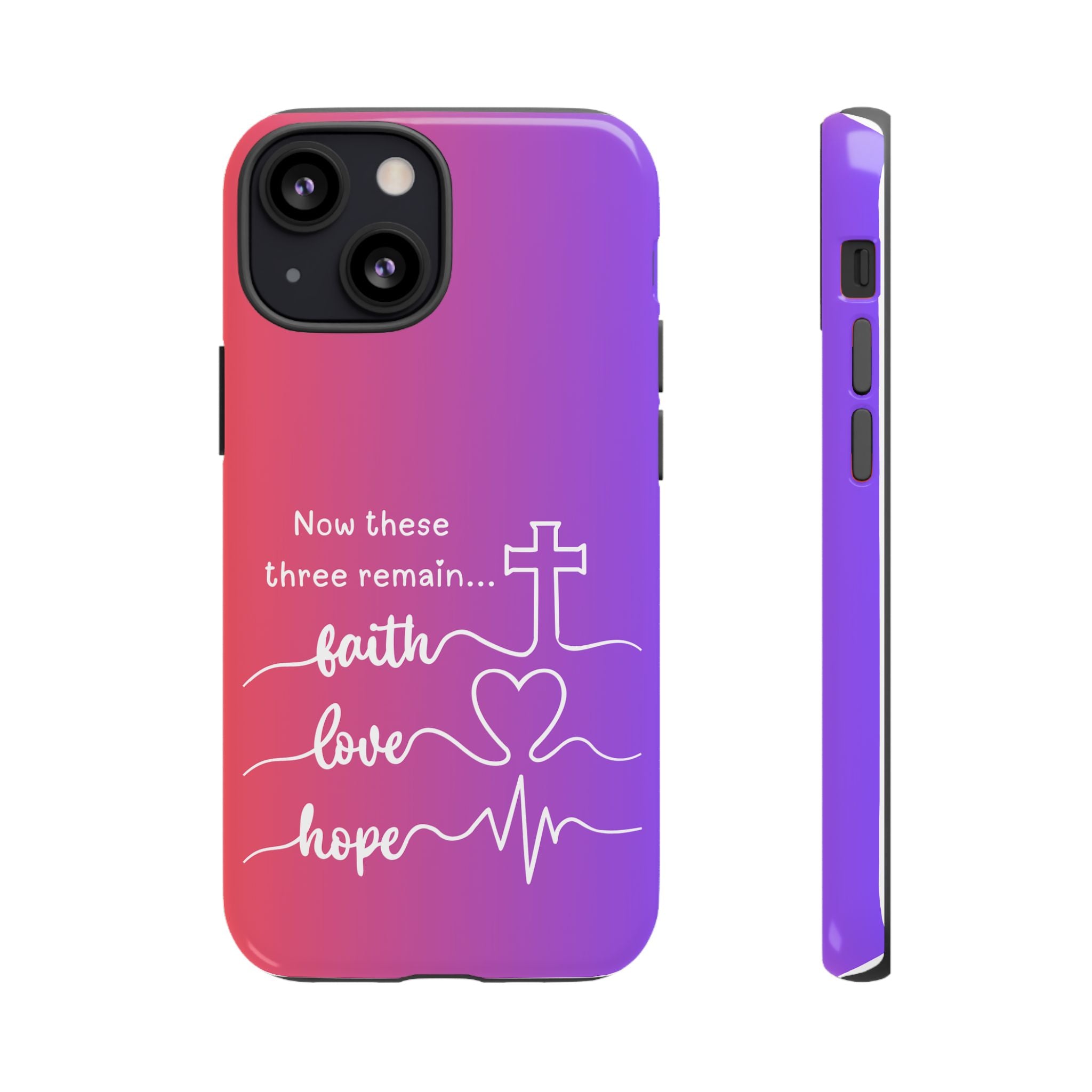 iPhone - Faith, Love & Hope Gradient Phone Case
