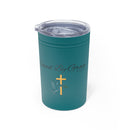 Saved By Grace Vacuum Insulated Tumbler | 11oz Travel Mug | Christian Gifts for Women Men | Faith Based Gifts