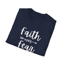Faith Over Fear Unisex Softstyle T-Shirt | Christian Shirts for Women Men - Faith Based Gifts
