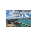 Faith Wall Art - Psalm 46:10 - Metal - Inspirational Wall Art Print Christian Gifts for Women Men