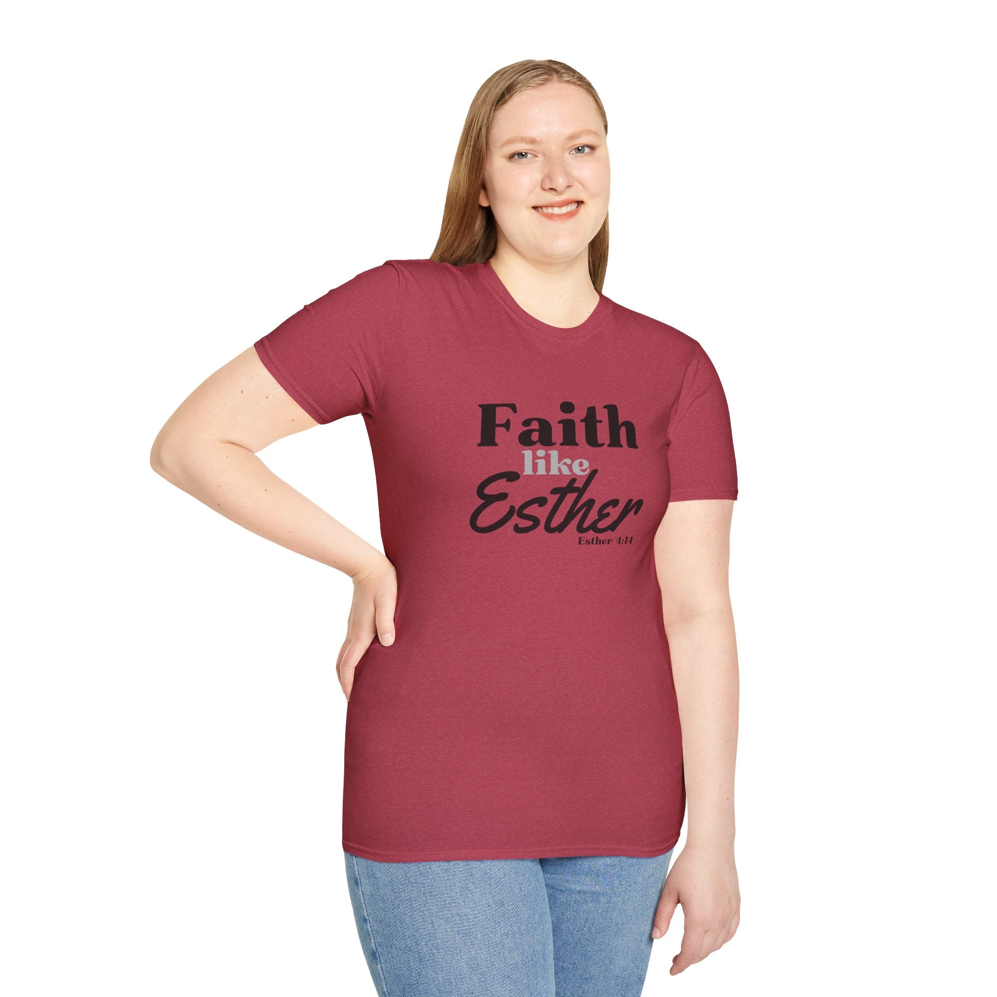 Faith Like Esther T-Shirt – Bible Verse Esther 4:14 Christian Tee