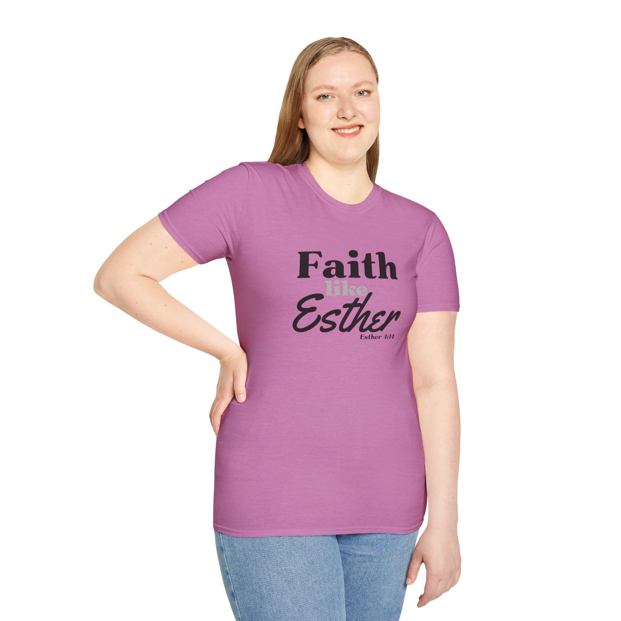 Faith Like Esther T-Shirt – Bible Verse Esther 4:14 Christian Tee