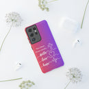 Samsung Faith, Love & Hope Gradient Phone Case — 'Now These Three Remain' Christian Protective Case