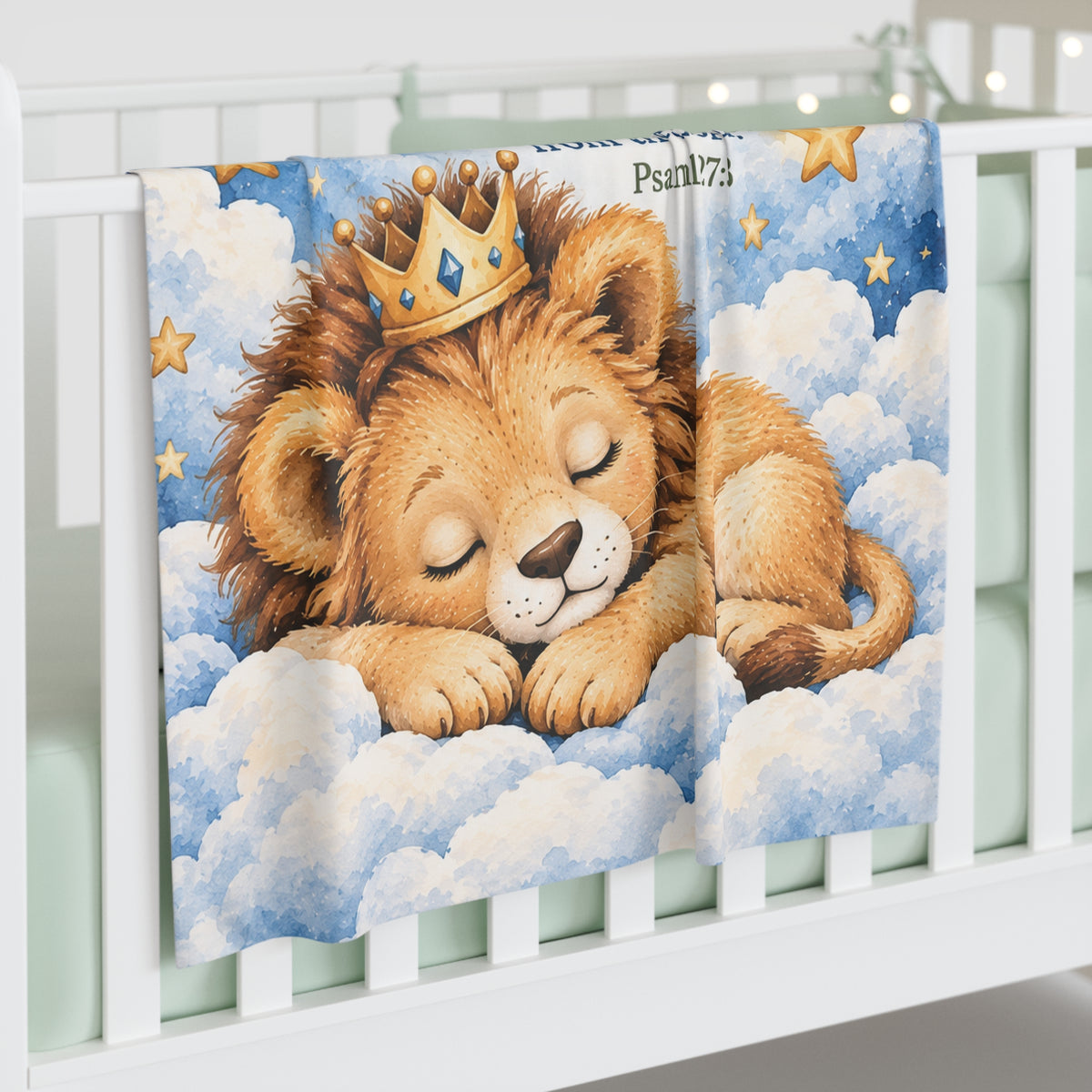 Heaven Sent – Boy Christian Baby Swaddle Blanket