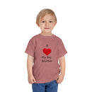 I Heart My Big Brother Short Sleeve Tee Christmas Shirt for Family