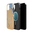 iPhone Inspirational Magnetic Phone Case, Unique Phone Accessories, Faith-Based Gifts, Coastal Vibes, Walk by Faith Design