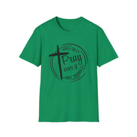 Pray Over It Christian T-Shirt — Cross Faith Prayer Tee
