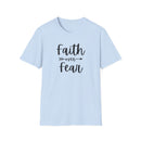 Faith Over Fear Unisex Softstyle T-Shirt | Christian Shirts for Women Men - Faith Based Gifts