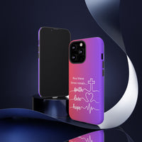 iPhone - Faith, Love & Hope Gradient Phone Case
