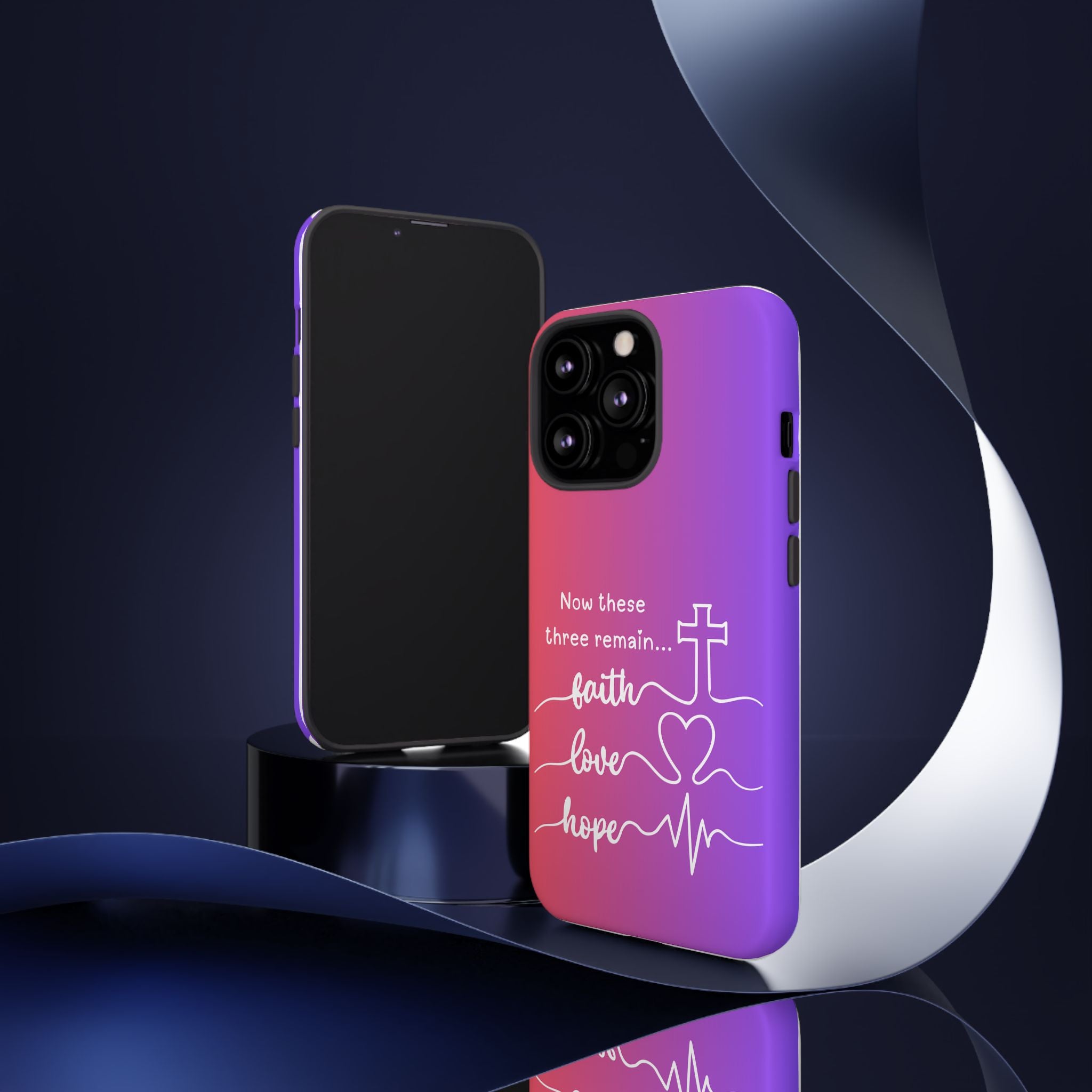 iPhone - Faith, Love & Hope Gradient Phone Case