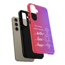 Samsung Faith, Love & Hope Gradient Phone Case — 'Now These Three Remain' Christian Protective Case