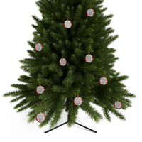 Ceramic Ornament — "They Shall Call His Name Emmanuel" Nativity Christmas Tree Decoration