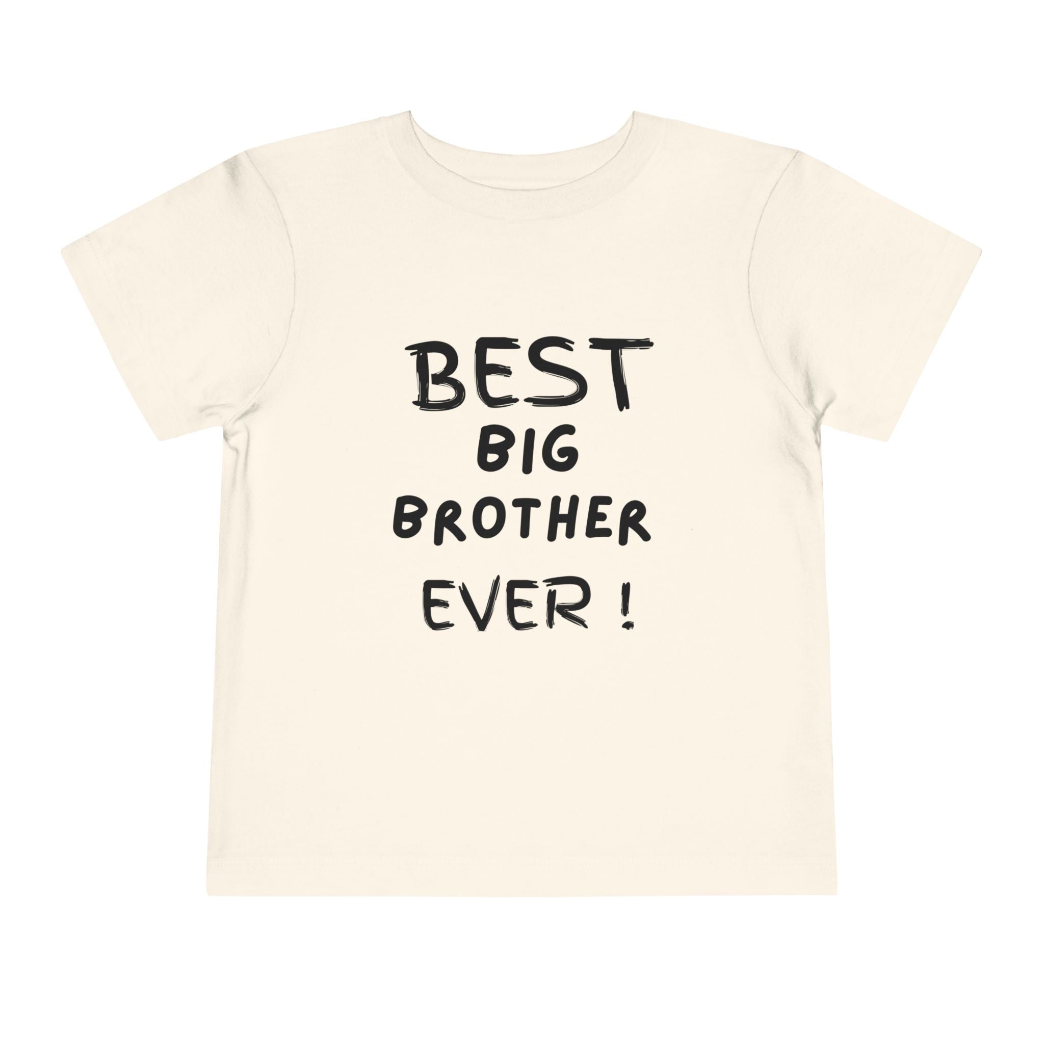 Best Big Brother Ever Toddler Tee, Cute Kids Shirt, Sibling Gift, Birthday Gift for Toddlers, Family Matching Tee, Baby Shower Present