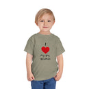I Heart My Big Brother Short Sleeve Tee Christmas Shirt for Family