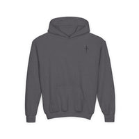Youth Hoodie - Romans 6:7 'I Am Set Free' Christian Cross Sweatshirt Christian Hoodie for Boys
