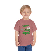 Christmas Cheer Squad Christian Christmas Shirt for Toddlers Short Sleeve Tee Christian Toddler Christmas Shirt