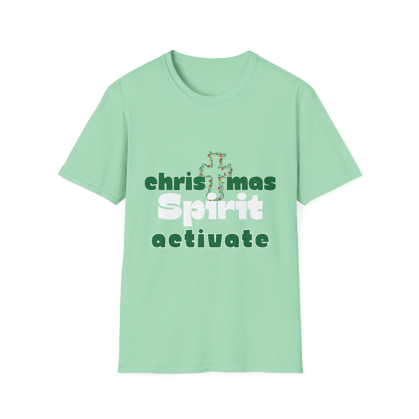 Christmas Spirit Activate Christmas shirt for women men holiday shirt