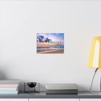 Do Not Be Anxious Beach Canvas Wall Art — Inspirational Scripture Philippians