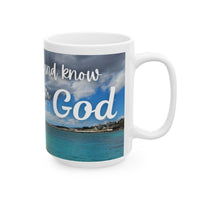 Christian Coffee Mug - Psalms 46:10 - Faith Gifts for Women Men