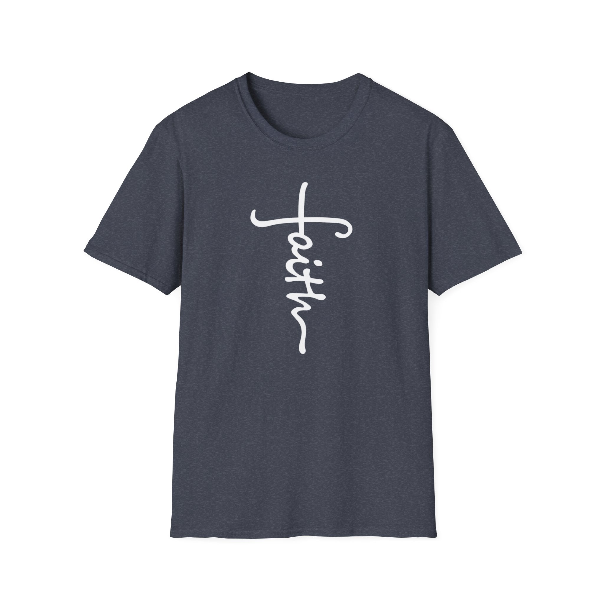 Faith Unisex Softstyle T-Shirt | Christian Shirts for Women Men - Faith Based Gifts