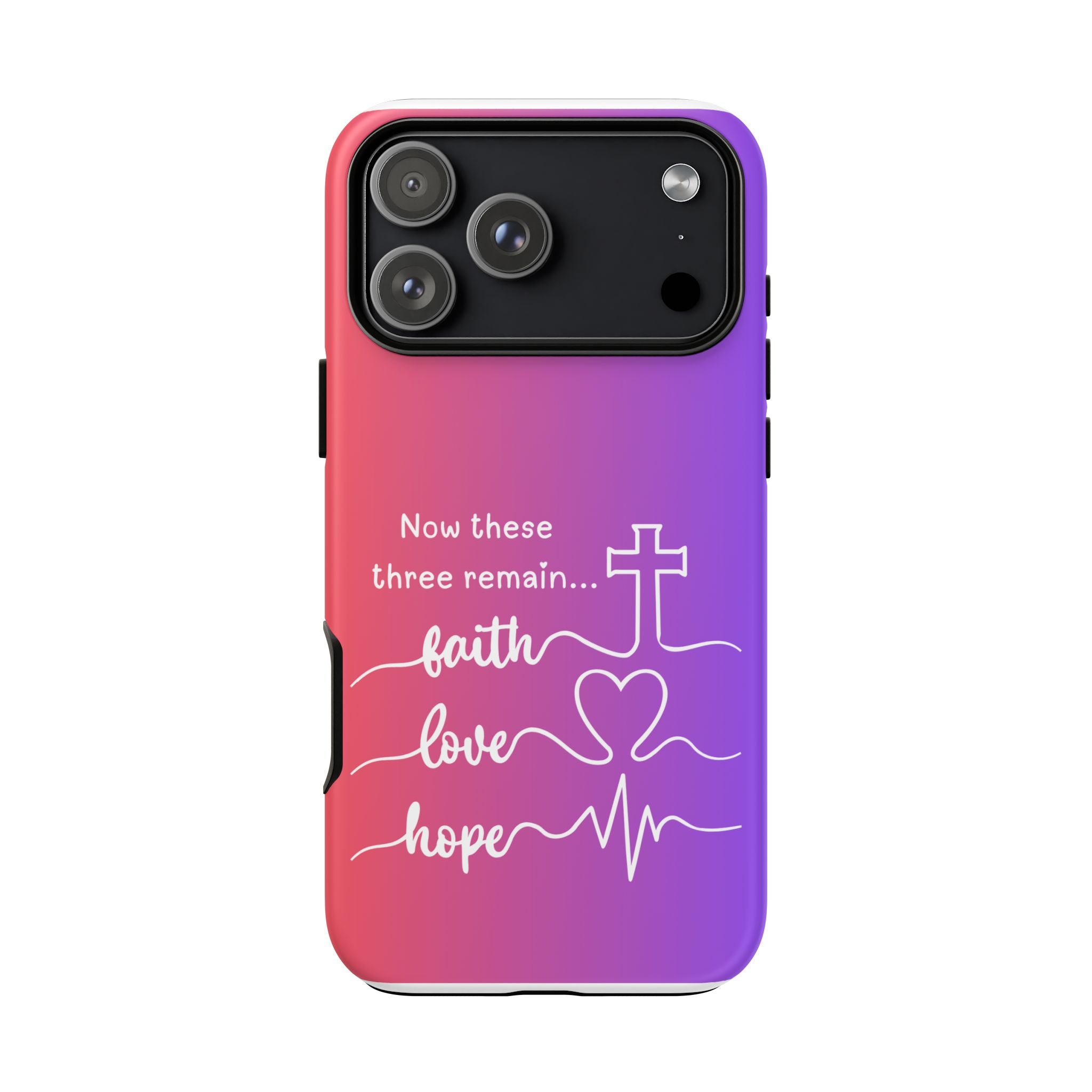 iPhone - Faith, Love & Hope Gradient Phone Case