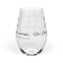 Eat Your Bread and Drink Your Wine Stemless Wine Glass - 11.75oz