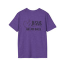 Back design - Christian T-Shirt — "Jesus Has My Back" Inspirational Faith Tee