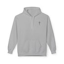Jesus Has My Back Midweight Softstyle Fleece Hoodie