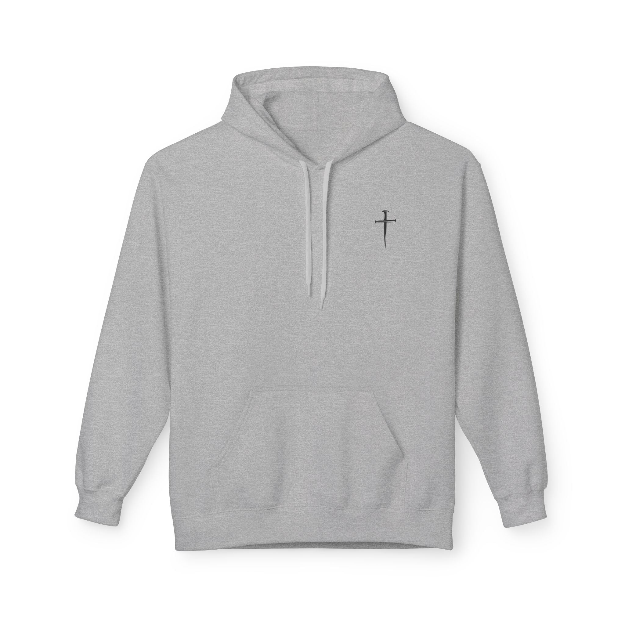 Jesus Has My Back Midweight Softstyle Fleece Hoodie