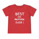 Best Lil Brother Ever Toddler Tee, Cute Kids Shirt, Sibling Gift, Birthday Gift for Toddlers, Family Matching Tee, Baby Shower Present