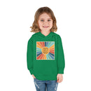 Toddler Hoodie — "Created With A Purpose" Retro Sunburst Pullover