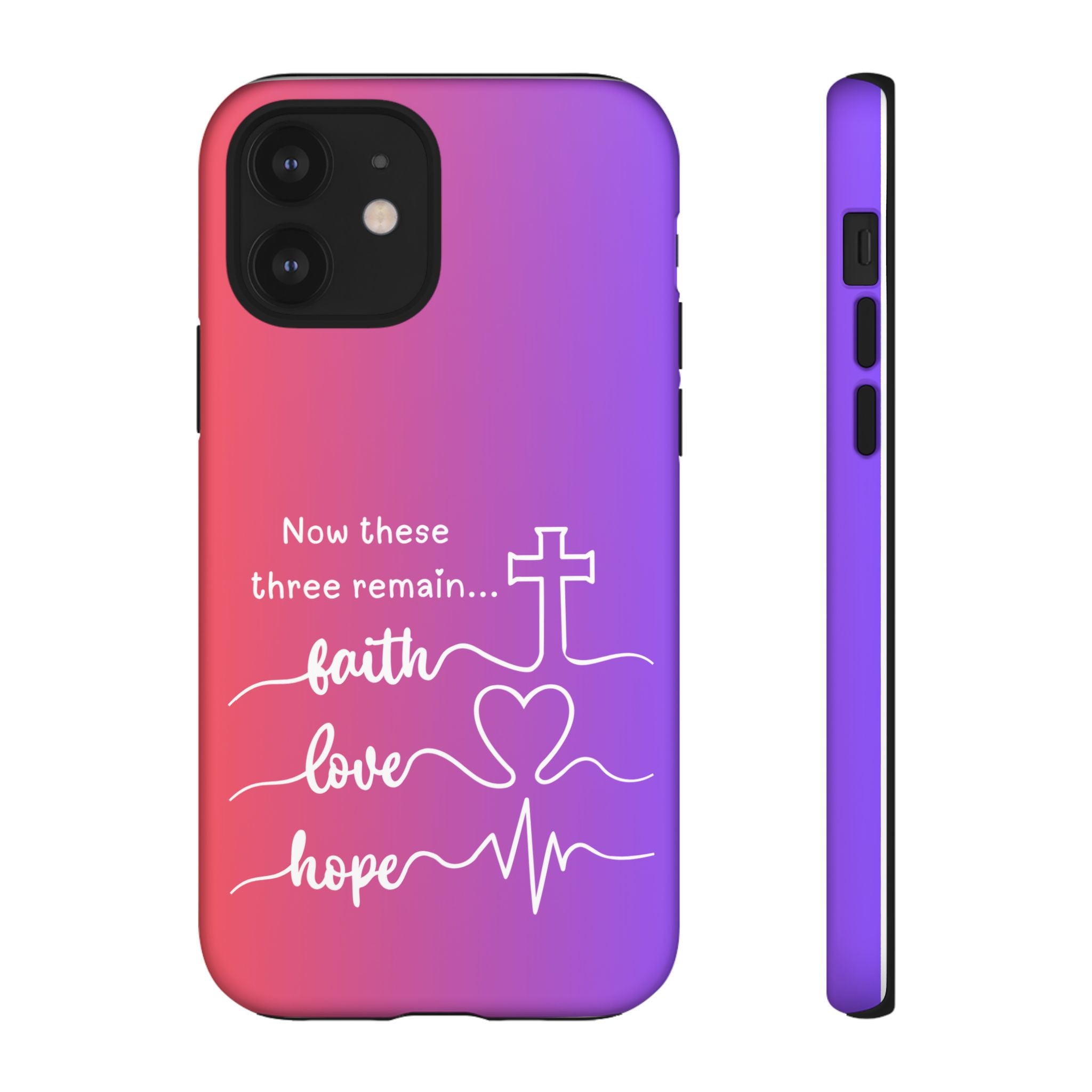 iPhone - Faith, Love & Hope Gradient Phone Case