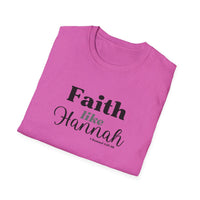 Faith Like Hannah Christian T-Shirt — Inspirational Scripture Tee (1 Samuel 1:27)