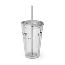 Saved By Grace Water Tumbler - Christian Gifts for Women Men - Faith Based Gifts
