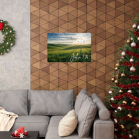 John 3:16 - Faith Wall Art - Matte Poster - Christian Gifts for Women Men