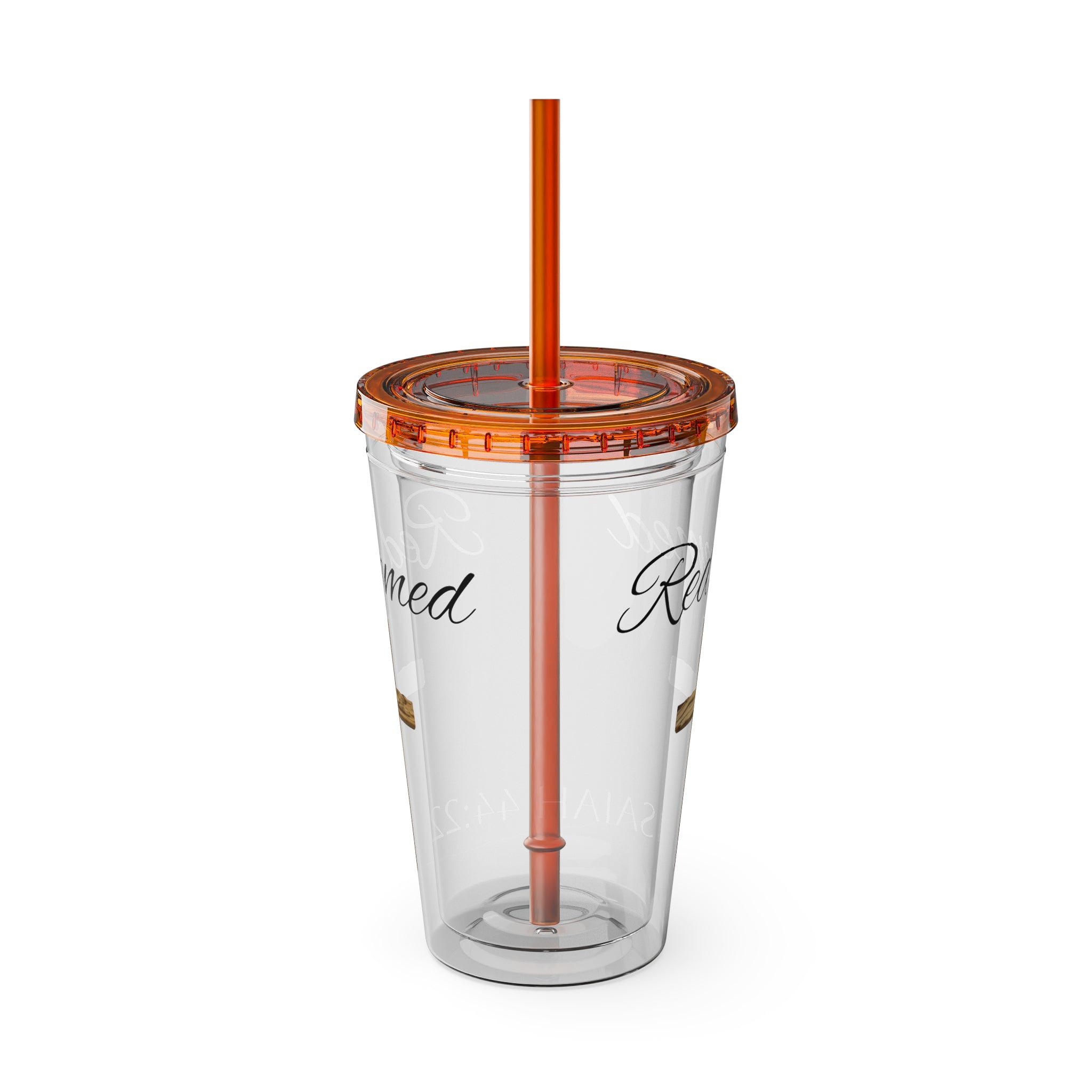 Redeemed Water Tumbler - Christian Gifts for Women Men - Faith Based Gifts