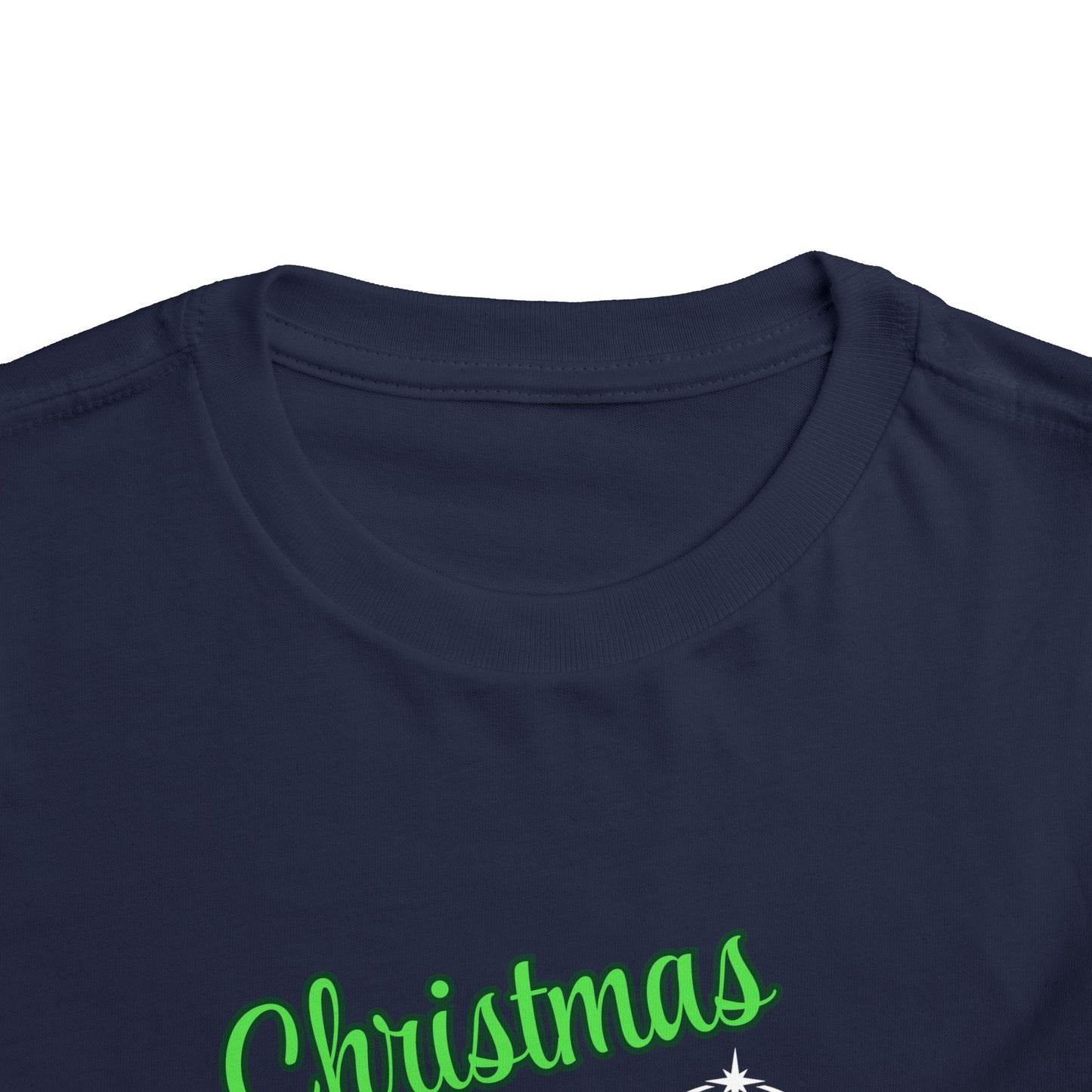 Christmas Cheer Squade Christian Christmas Shirt for Toddlers Short Sleeve Tee Christian Toddler Christmas Shirt