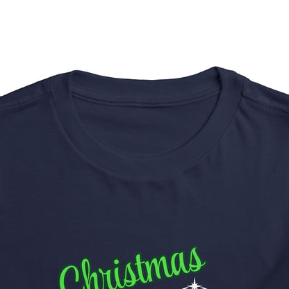 Christmas Cheer Squade Christian Christmas Shirt for Toddlers Short Sleeve Tee Christian Toddler Christmas Shirt