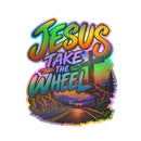 Jesus Take the Wheel – Mountain Road Christian Vinyl Sticker