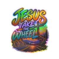 Jesus Take the Wheel – Mountain Road Christian Vinyl Sticker